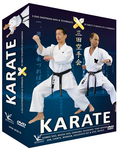 Coffret Shotokan Karaté Keio : Kata et Techniques Volume 3 DVD