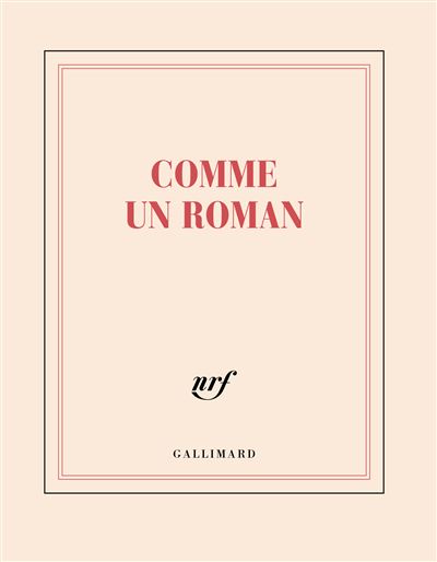 Carnet carré Comme un roman (papeterie) -  Gallimard Papeterie - broché
