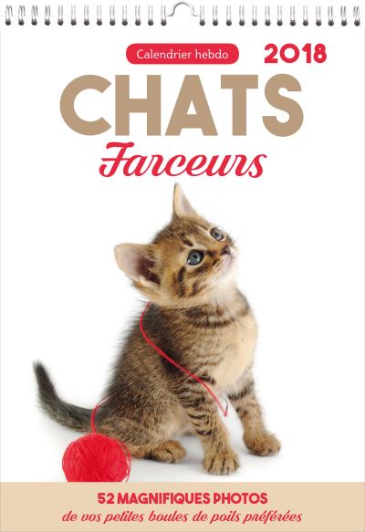 Calendrier hebdo Chats farceurs 2018