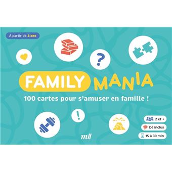 FamilyMania - 100 cartes pour s’amuser en famille !