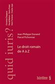 Le droit romain de a a z