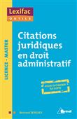 Citations juridiques en droit administratif