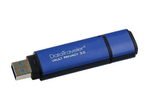 Clé USB 3.0 Kingston DataTraveler Vault Privacy 3.0 64 Go Bleu