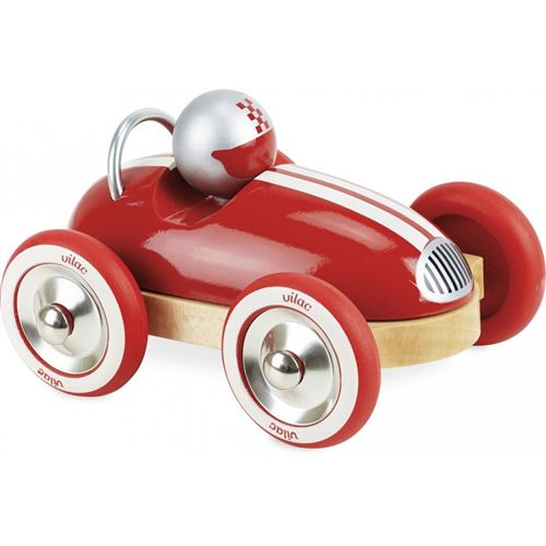 Non Communiqué Rouge Roadster Vintage En Bois