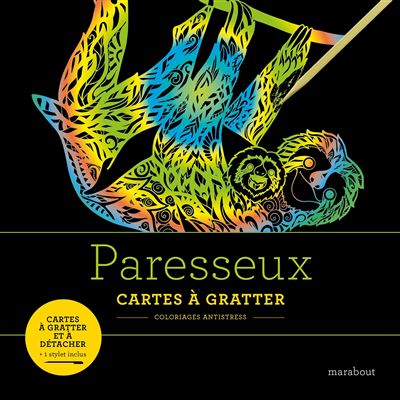 Paresseux cartes a gratter