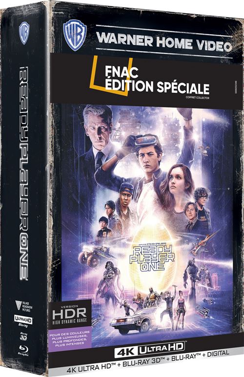 Ready Player One Coffret Exclusif Fnac Steelbook Blu-ray 4K Ultra HD -  Steven Spielberg - Blu-ray 4K - Achat & prix