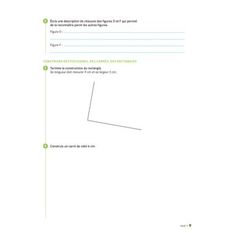 Cap Maths CM1 Éd. 2020 - Cahier de Géométrie-Mesure