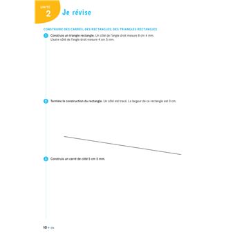 Cap Maths CM1 Éd. 2020 - Cahier de Géométrie-Mesure