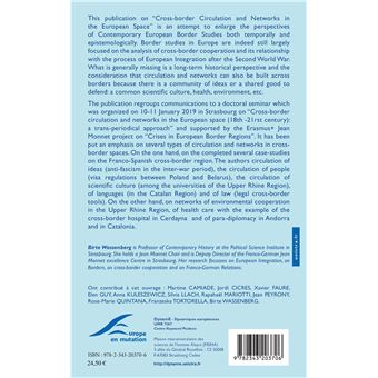 Cross-border Circulation and Networks in the European Space