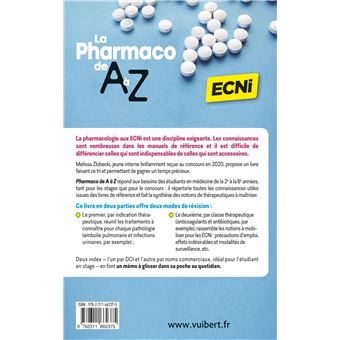 Pharmaco de A à Z pour les ECNi