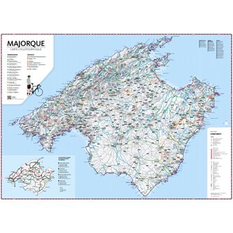 Majorque, Carte Cyclotouristique