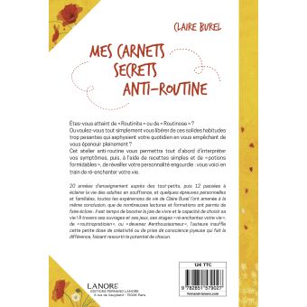 Mes carnets secrets anti-routine