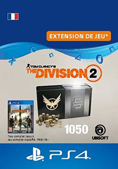Code de téléchargement Tom Clancy's The Division 2 Pack de 1050 Crédits Premium PS4