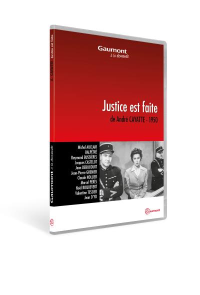 Justice est faite DVD