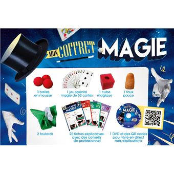 Coffret Magie - Du contenu pas-à-pas et en cadeau : 1 DVD, 1 jeu magique de  52 cartes, 1 cube magiqu Nouvelle édition - broché - Alex H., Emmanuelle  Radiguer - Achat Livre
