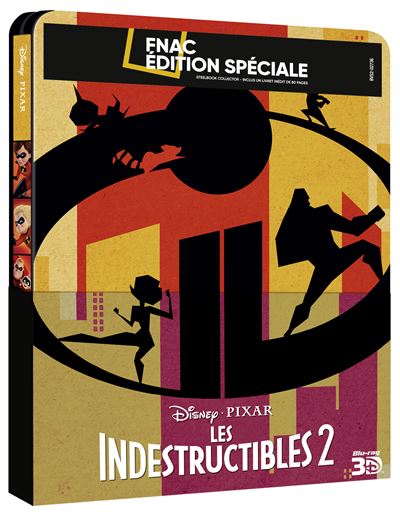 Les Indestructibles 2 Edition Fnac Steelbook Blu-ray 3D