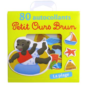 Petit Ours Brun 80 Autocollants La Plage 80 Autocollants Petit Ours Brun