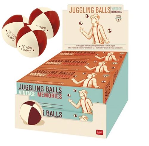 Balles de jonglage vintage Legami