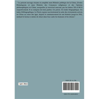 La Chine à travers les âges