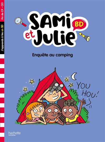 J'apprends à lire avec Sami et Julie BD : Enquête au camping