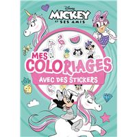 Mes coloriages avec stickers : Minnie et la Licorne