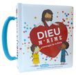 Dieu m'aime,livre,valise cartonne