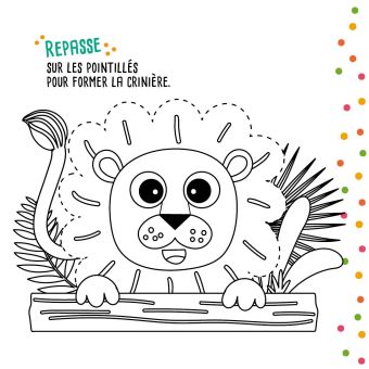 Mon P'tit Hemma - Coloriage pour les petits - La jungle