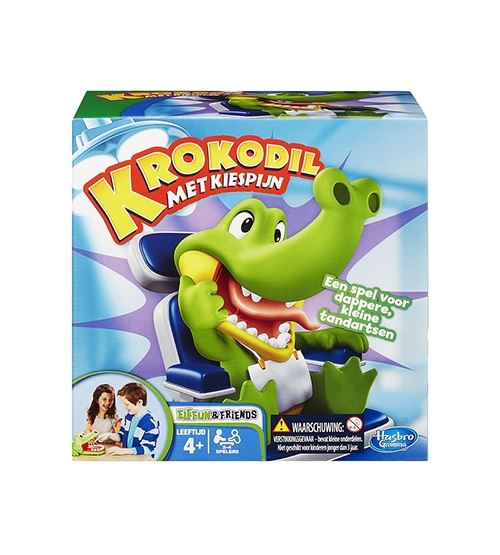 Jeux de société Hasbro Krokodil Met Kiespijn Version en Néerlandais
