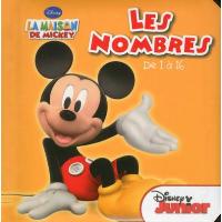 La maison de Mickey les nombres de 1 a 16 (fond jaune)