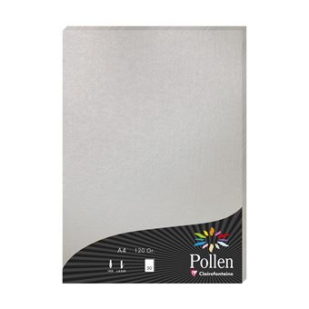 Etui de 50 feuilles A4 Pollen Argent - 1