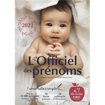 L Officiel Des Prenoms 22 Broche Stephanie Rapoport Claire Tabarly Achat Livre Fnac