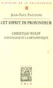 Cet esprit de profondeur