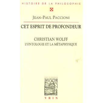 Cet esprit de profondeur