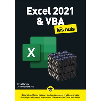 Excel 2021 et VBA Mégapoche pour les Nuls