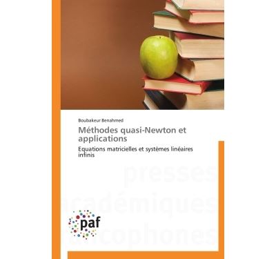 Méthodes quasi-newton et applications