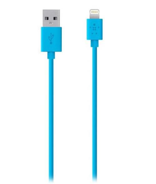BELKIN CABLE LIGHT BLEU 2,4A