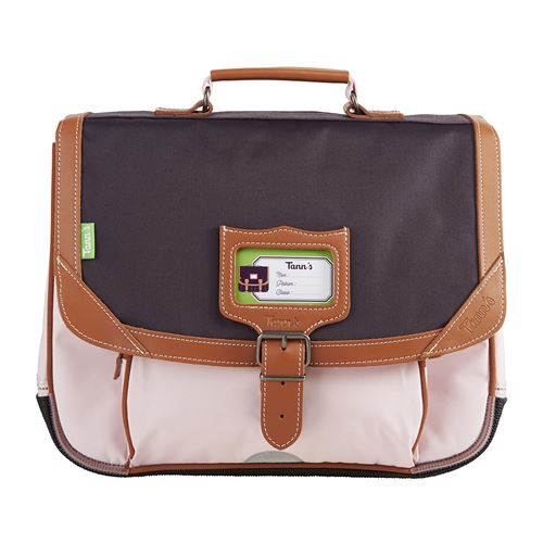 Cartable à dos Tann's Iconic 35 cm Noir et Rose pastel
