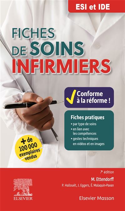 Fiches de soins infirmiers - Pascal Hallouët - broché