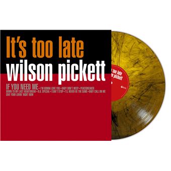 It's too late - Vinilo Naranja mármol