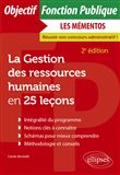 La Gestion des ressources humaines en 25 leçons - 2e édition