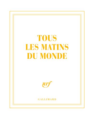 Carnet carre couleurs ligne tous les matins du monde
