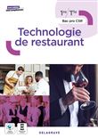 Mon métier, mes compétences - Technologie de restaurant 1re, Tle Bac Pro CSR (2022) - Pochette élève