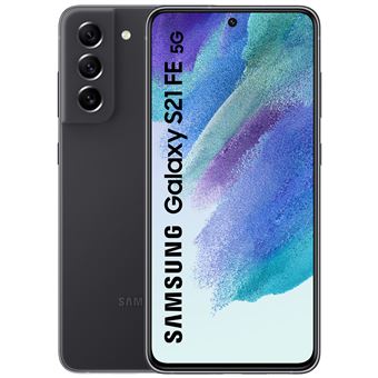 Samsung Galaxy S21 FE 5G - 5G smartphone - dual-SIM - RAM 6 GB / 128 GB - OLED-scherm - 6.4" - 2340 x 1080 pixels (120 Hz) - 3x achtercamera's 12 MP, 12 MP, 8 MP - front camera 32 MP - grafiet - 1
