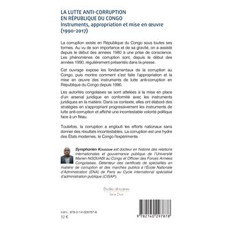 La lutte anti-corruption en République du Congo
