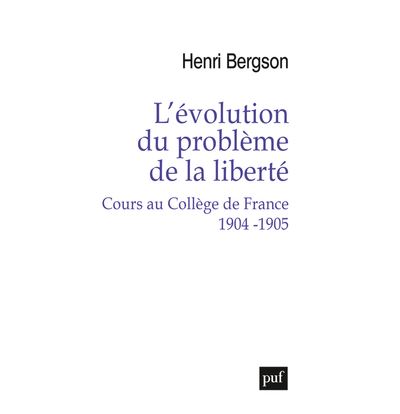 L'évolution du problème de la liberté