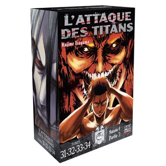L'Attaque des Titans Coffret T31 à T34
