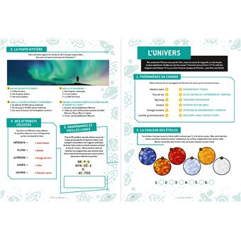 Cahier de Vacances adultes Science & Vie 2021