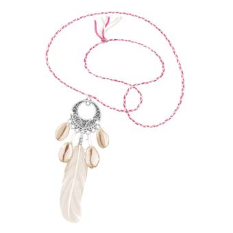 Mon super collier attrape-reves en coquillages