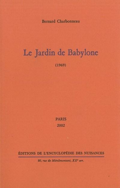 Le Jardin de Babylone