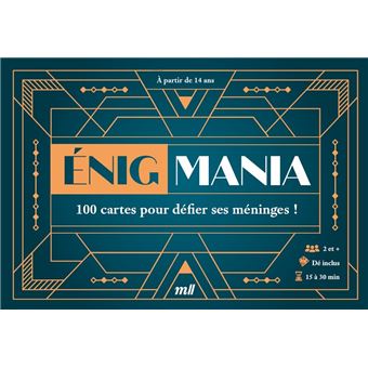 ÉnigMania - 100 cartes pour défier ses méninges !